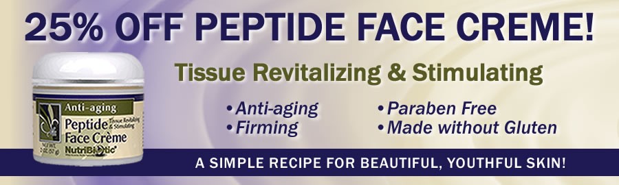 25% off Peptide Face Creme!