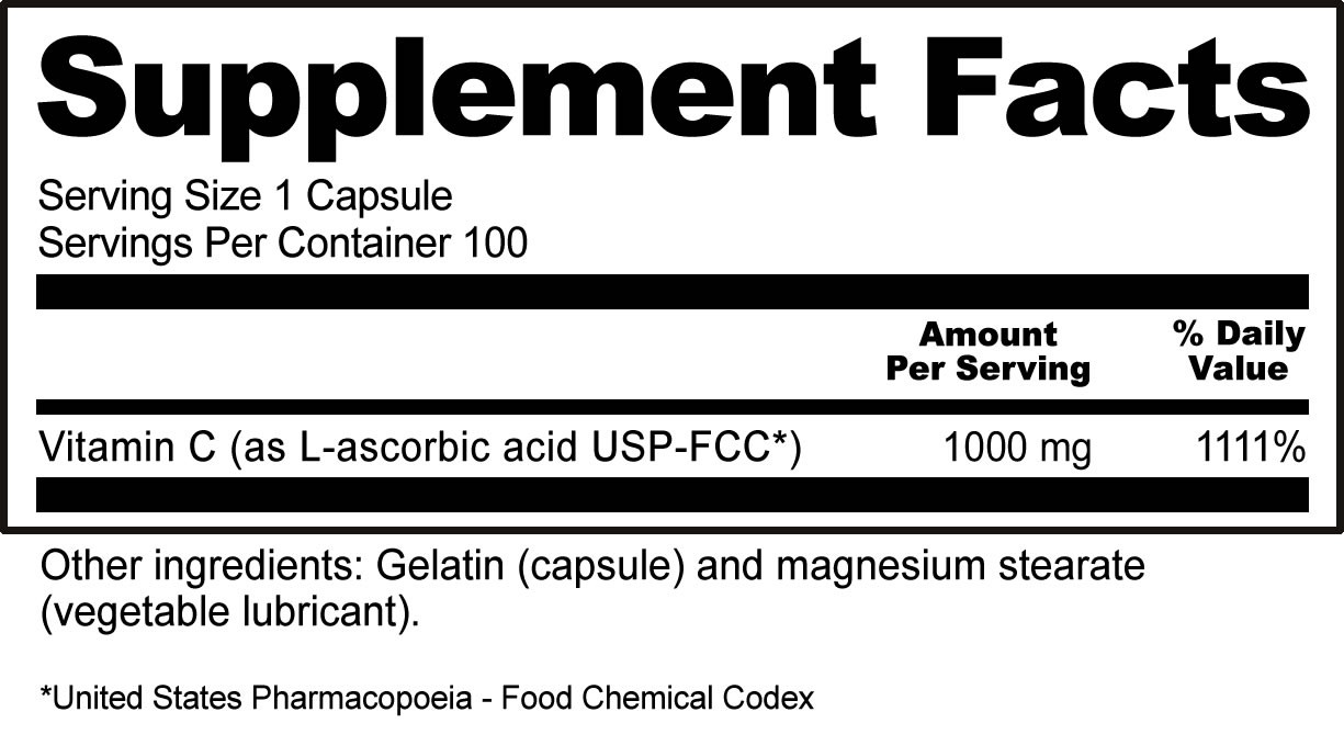 Nutribiotic Vitamin C 1000 Mg Capsules 100 Caps Nutribiotic Vitamin C 1000 Mg Capsules 100 Caps