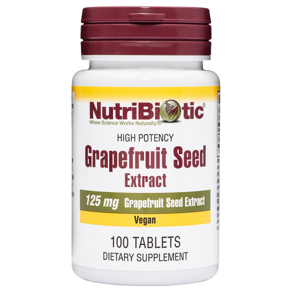 Grapefruit Seed Extract Tablets, 125 mg, 100 tabs.