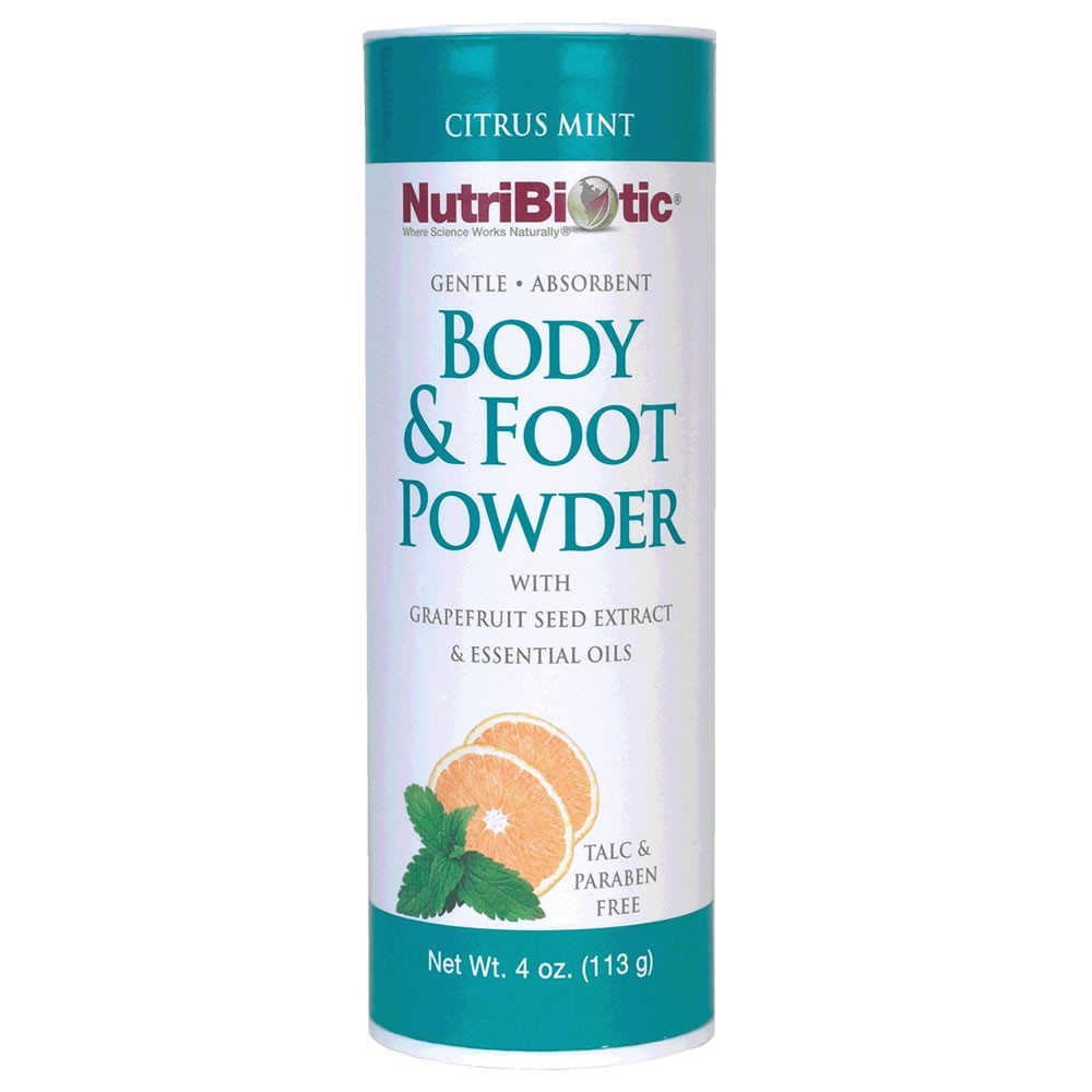 Body & Foot Powder, Citrus Mint 4 oz.