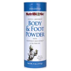 Body & Foot Powder, Unscented 4 oz. Retail