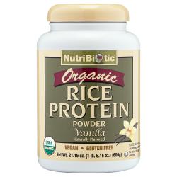 Organic Rice Protein, Vanilla 21.16 oz.