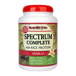 Spectrum Complete with Rice Protein, Vanilla 1 lb. 0.5 oz.