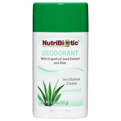 NutriBiotic Deodorant Tea Tree – 75 G, Aluminiumfrei, Mit Aloe Vera & Grapefruitkernextrakt
