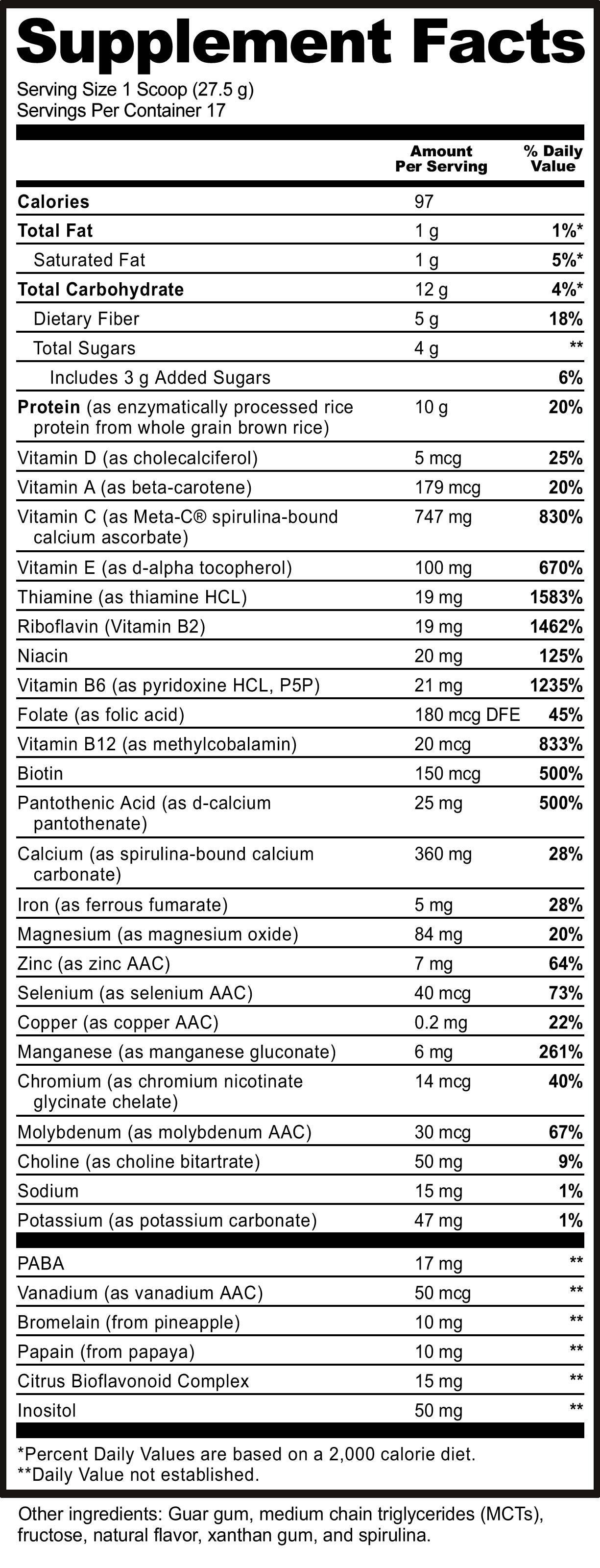 Supplement Facts