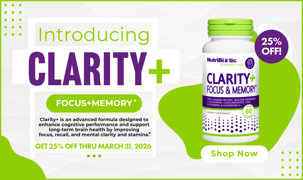 INTRODUCING CLARITY + FOCUS & MEMORY - 25% OFF | OFFER VALID THRU MARCH 31, 2026