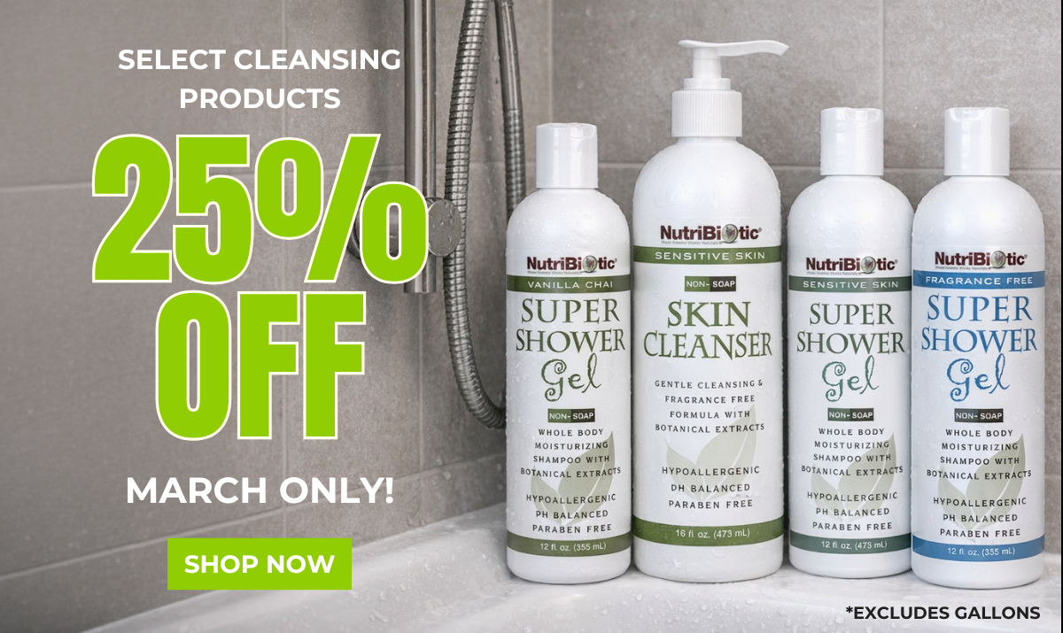 25% OFF SELECT CLEANSERS | OFFER VALID THRU MARCH 31, 2026