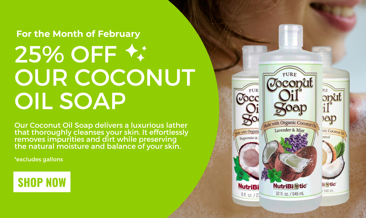 25% OFF COCONUT OIL SOAP | OFFER VALID THRU JANUARY 31, 2026