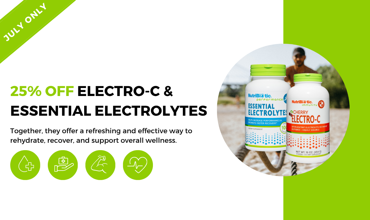 25% Off Electrolytes & Electro-C! | OFFER VALID JULY 1-31, 2025