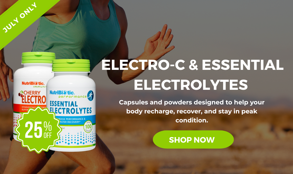 25% Off Electrolytes & Electro-C! | OFFER VALID JULY 1-31, 2026