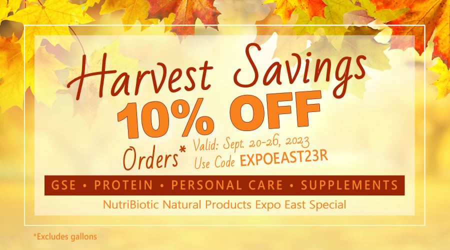 10% Off Orders! (excludes gallons)