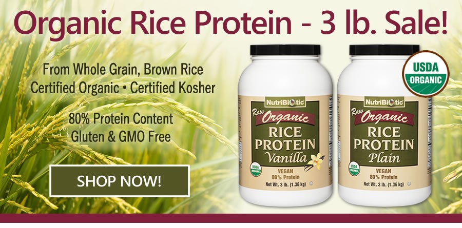 Organic Rice Protein 3 lb.