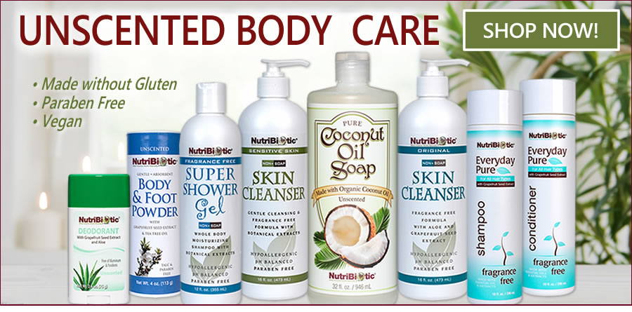 Unscented Body Care!